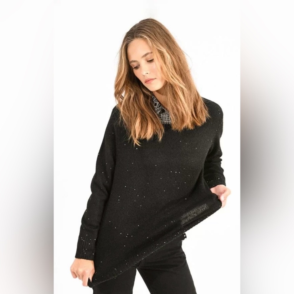 Silvery Black Sweater NWT